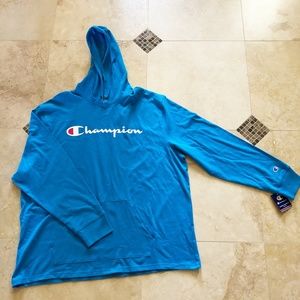 men's champion heavy jersey hoodie